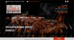 Desktop Screenshot of leesbbqcatering.com